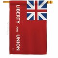 Guarderia 28 x 40 in. Taunton American USA Historic House Flag with Double-Sided Horizontal  Banner Garden GU4061111